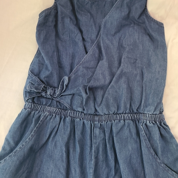 Cat&Jack Girls XL Jean Romper - Picture 3 of 6